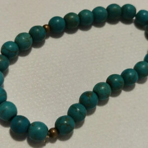 Turquoise  bead bracelet